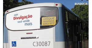 Busdoor no Rio de Janeiro - Linha 110: Rodoviária RJ X Jardim de Alah (via Túnel Rebouças)